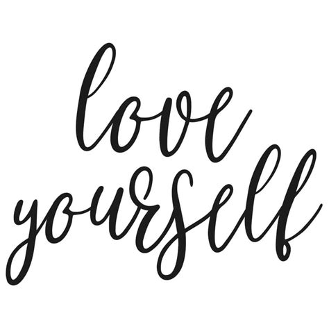 Wall sticker Love yourself | wall-art.com