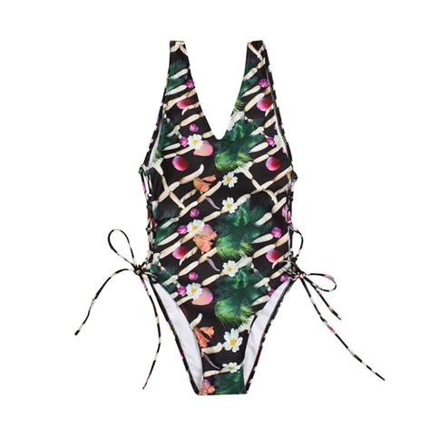 Women Swimsuit Push Up Padded Bikini Swimwear Bathing One Piece