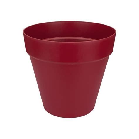 ELHO Pot de fleurs rond avec roues Loft Urban Ø 50 cm Fruits rouges