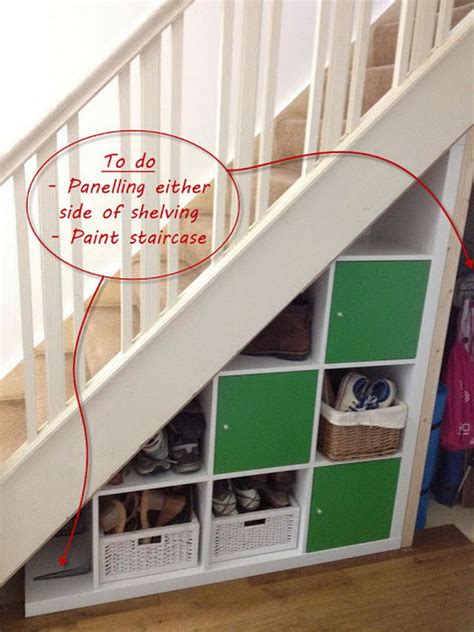 Creative Under The Stair Storage Ideas Noted List