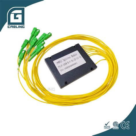 Ftth Abs Box Type G A X Optical Fiber Splitter Sc Apc Plc Splitter