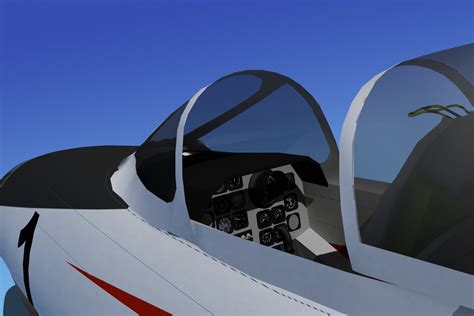 3d Cockpit F2h Banshee Jet Fighter