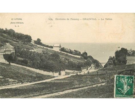 Carte Postale Ancienne 76 GRAINVAL Le Vallon 1909 Cartes Postales