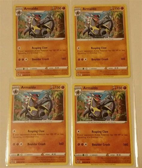 Pokémon TCG Silver Tempest Armaldo 096 195 Rare Near Mint eBay