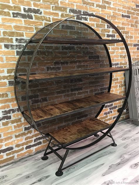 Стеллажи: Стеллаж круглый Master Loft в интернет-магазине на Ярмарке ...