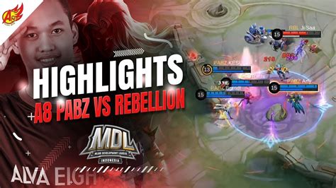 HIGHLIGHTS A8 PABZ VS REBELLION SINAI MDL SEASON 7 YouTube