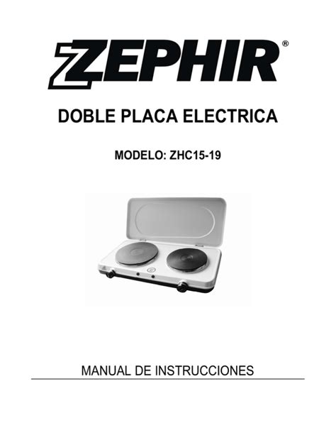 Doble Placa Electrica