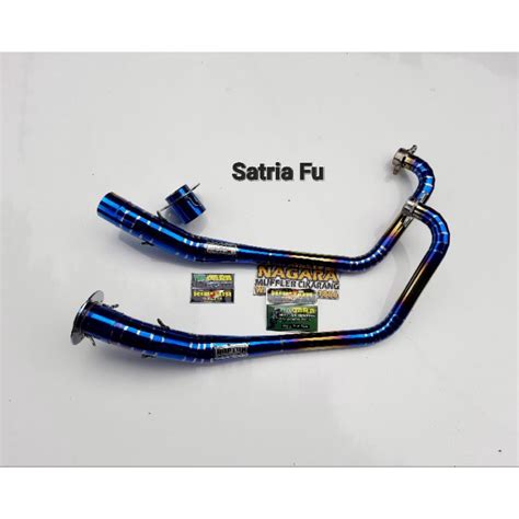 Jual Leheran Satria Fu Karbu Bluemoon Original Raptor Plus Adaptor Blue