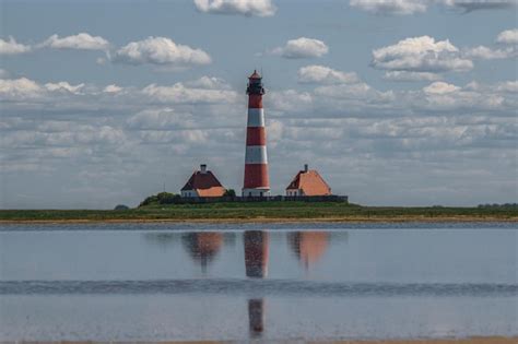 Premium Photo Sankt Peter Ording Westerheversand Lighthouse North Sea