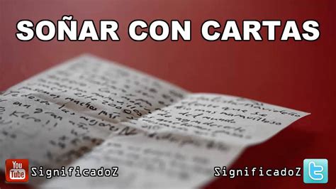 Significado de Soñar con Cartas YouTube