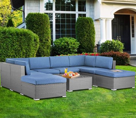 Rattan Outdoor Garden Furniture Piece Cube Set Furniture Outdoor