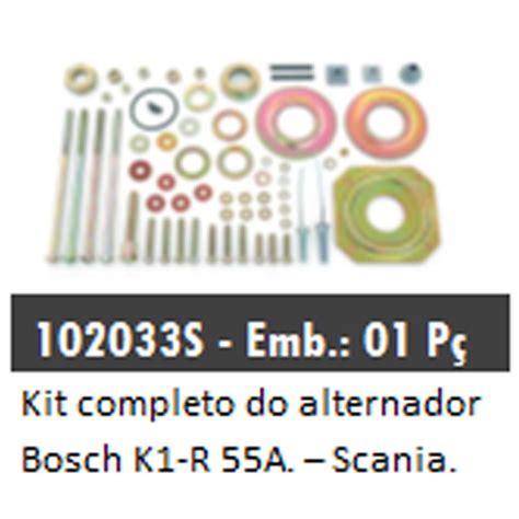 S Kit Completo Alternador Bosch K R Scania