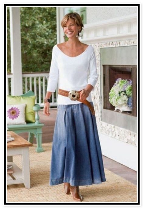 Denim Skirts For Women Over 50 Fashion Outfit Fashion Trends Gallery Oz48qmjxxl Denim