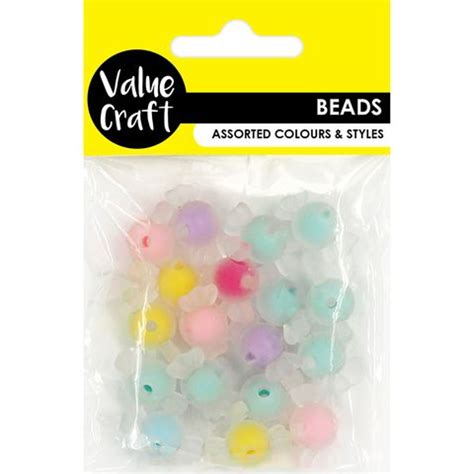 Frosted Pastel Lolly Beads Pcs