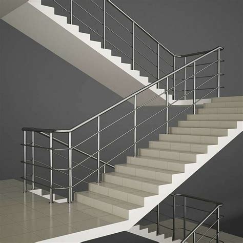 Silver Bar Stainless Steel Railings Mounting Type Floor At Rs