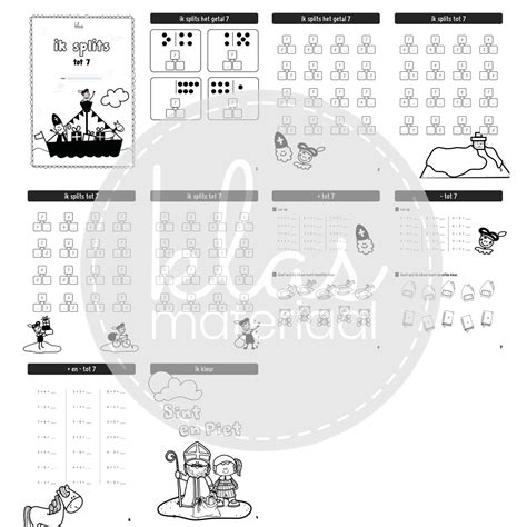 Werkboekjes Ik Splits Tot 6 7 8 9 En 10