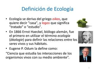 Ecolog A Ppt Descarga Gratuita