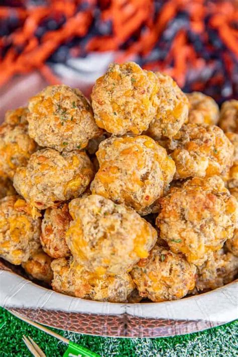 Cheddar Bay Sausage Balls Only 4 Ingredients Plain Chicken