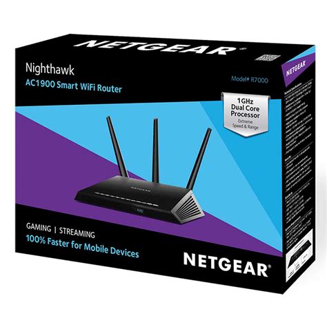 Micro Center Netgear Nighthawk R7000 Ac1900 Smart Wifi Router R7000 100pas