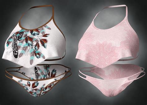 DForce Wilder Bikini Free Spirit Textures Daz 3D