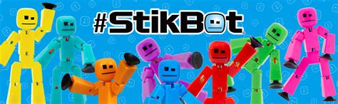 Stikbot 8 Solid Colors Zing Toys