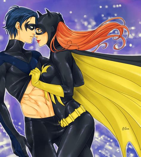 Pin On ♥ Batgirl Barbara Gordon And Robin Dick Grayson ♥