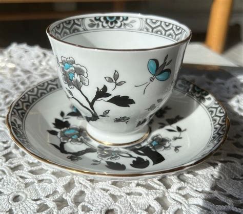 Vintage Tuscan Fine Bone China Tea Cup C9390 With Saucer Made In