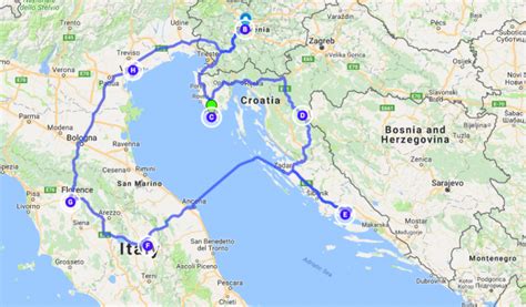 Map Croatia Italy - Share Map