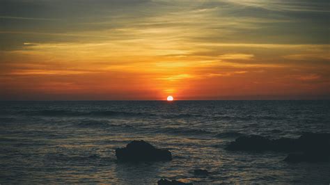 Sunset Sea Wallpapers - Wallpaper Cave