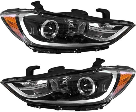 Amazon Automoded Aftermarket Halogen Headlights Headlamps Assembly