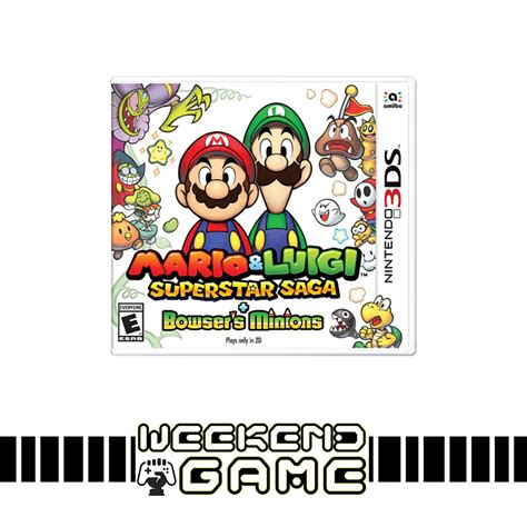 Mario Luigi Superstar Saga Bowsers Minion 3DS Shopee Malaysia