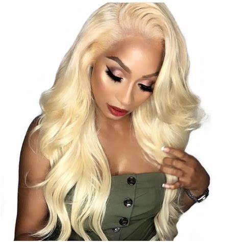 613 Blonde Lace Front Wig 360 Lace Frontal Wig Full End Body Wave Honey