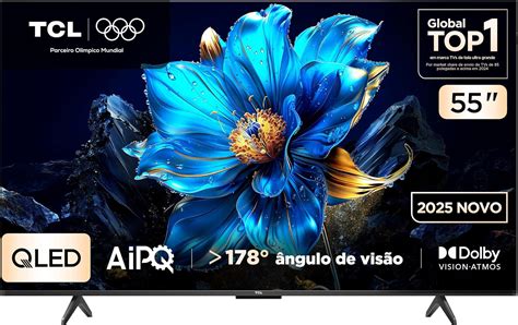 Tv Tcl 55 Polegadas 4k E Boa - Smart TV TCL 55 Polegadas QLED 4K P7K WiFi Bluetooth Google TV HDR10 ...