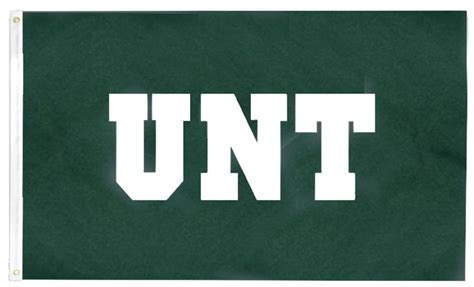 Unt Green Texas 3×5 Applique Flag I Americas Flags