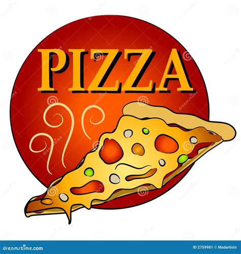 Hot Slice Of Pizza Clipart Stock Photo | CartoonDealer.com #2759981