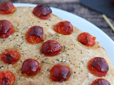 Focaccia De Tomates Cherry Receta Petitchef