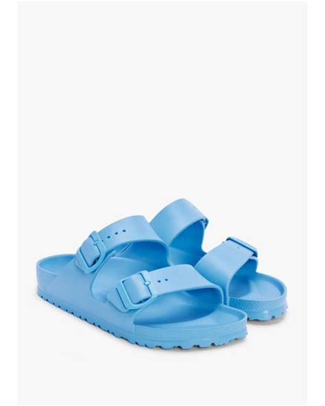 Birkenstock Arizona Eva Sky Blue Two Bar Mules Lyst Uk