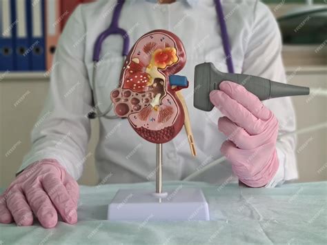 Premium Photo | Ultrasound of kidneys and doctor analyzes condition of