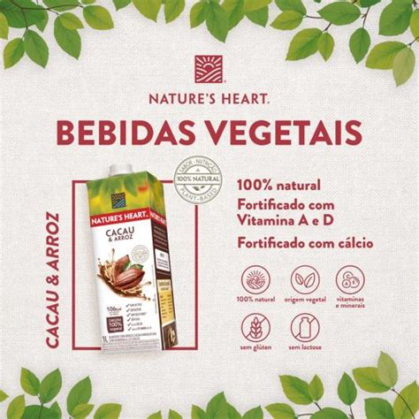 Bebida Vegetal Natures Heart Cacau E Arroz 1l Sonda Supermercado Delivery