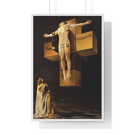 Salvador Dali Crucifixion Corpus Hypercubus 1954 Surrealism