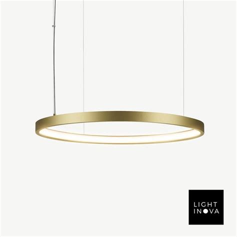 Lightinova Halo Led Ring Pendant Lamp Gold Pendant Lamp Light