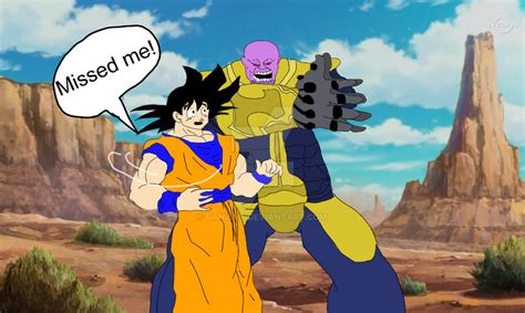 Goku VS Thanos by danient on DeviantArt