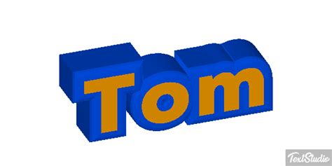 Tom Name Animated  Logo Designs