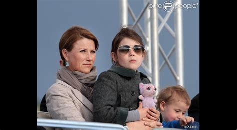 La Princesse Martha Louise Avec Sa Fille Maud Angelica Lors De La