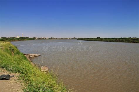 Confluence of White and Blue Nile Rivers Stock Photo - Image of great ...