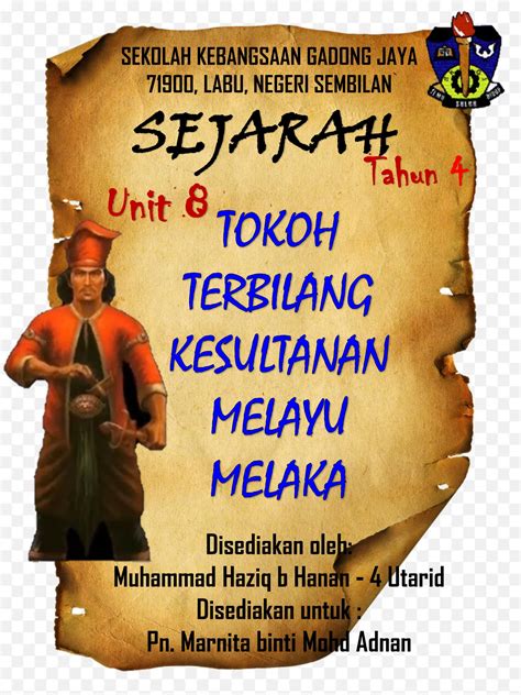 Contoh Buku Skrap Sejarah Tahun 4