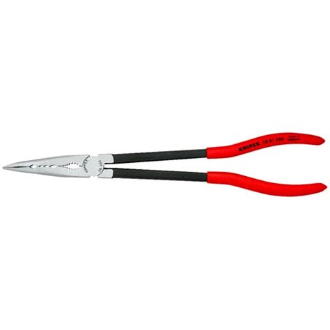 Long Reach Needle Nose Pliers With Transverse Profiles KNIPEX