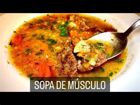 SOPA DE MÚSCULO E LEGUMES FÁCIL RÁPIDA E DELICIOSA YouTube