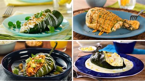 Chiles Poblanos Rellenos Youtube