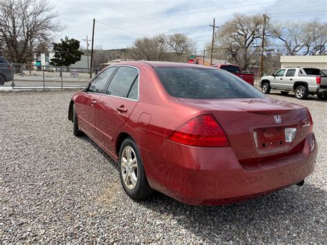 Used 2007 Honda Accord Lx Se Sedan At For Sale In Silver City Nm 88061